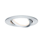 Paulmann Premium EBL Set Coin Slim rund schwb LED 1x6,8W 2700K 230V 51mm Alu ged./Alu