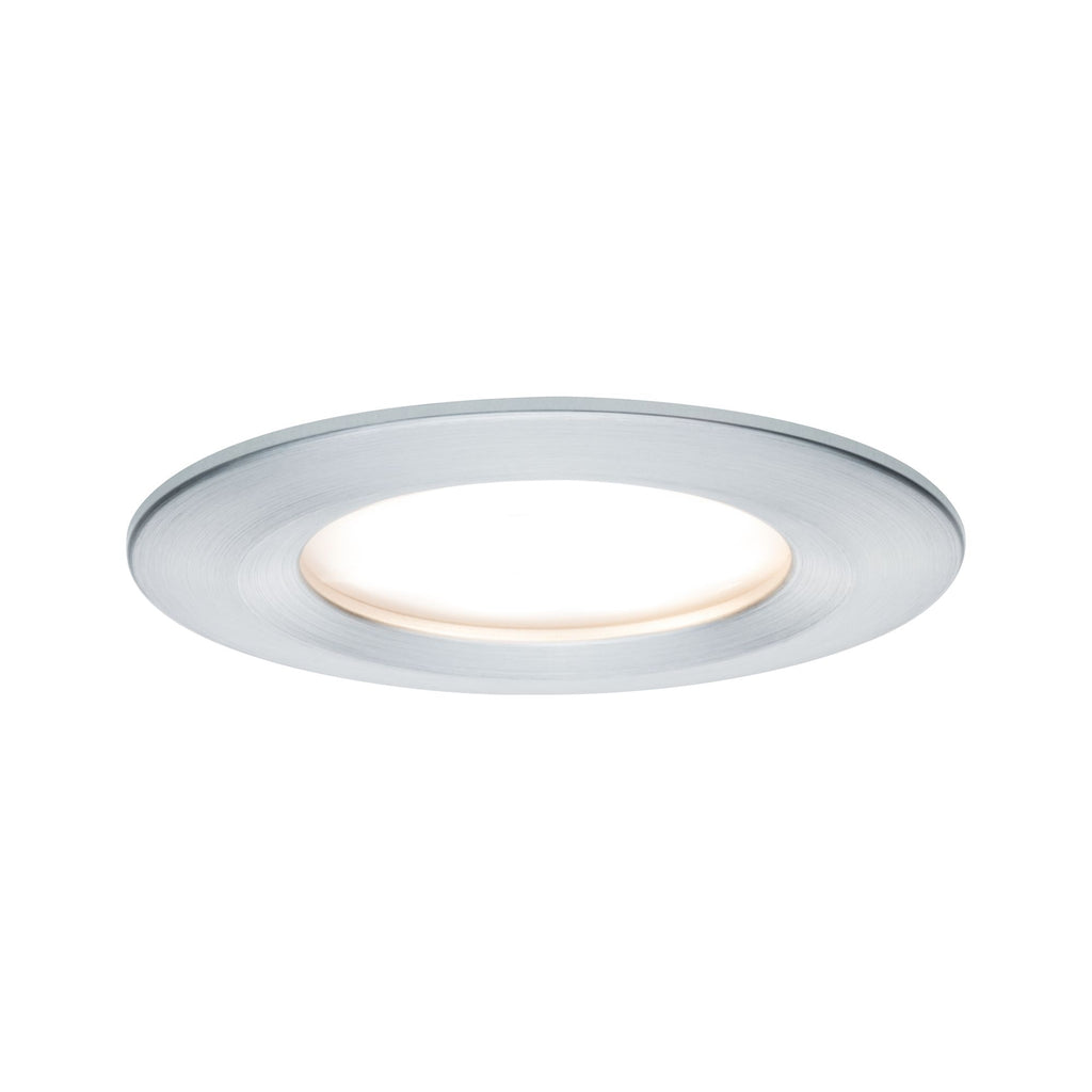 Paulmann EBL Set Nova Plus Coin dim rund starr LED 1x6,8W 2700K 230V 51mm Alu ged./Alu