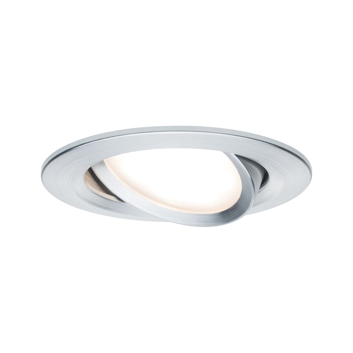 Paulmann EBL Set Nova Plus Coin dim rund schwb LED 1x6,8W 2700K 230V 51mm Alu ged./Alu
