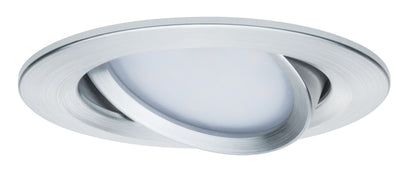 Paulmann EBL Set Nova Plus Coin dim rund schwb LED 1x6,8W 2700K 230V 51mm Alu ged./Alu