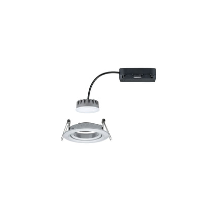 Paulmann EBL Set Nova Plus Coin dim rund schwb LED 1x6,8W 2700K 230V 51mm Alu ged./Alu
