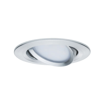 Paulmann EBL Set Nova Plus Coin dim rund schwb LED 3x6,8W 2700K 230V 51mm Alu ged./Alu