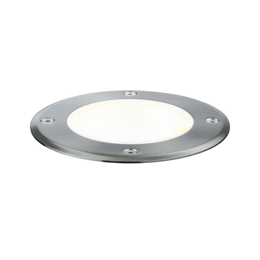 Paulmann Outdoor Plug & Shine Boden EBL IP67 609lm 3000K 6W 24V 38° schwb 20° Si Met