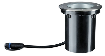 Paulmann Outdoor Plug & Shine Boden EBL IP67 609lm 3000K 6W 24V 38° schwb 20° Si Met