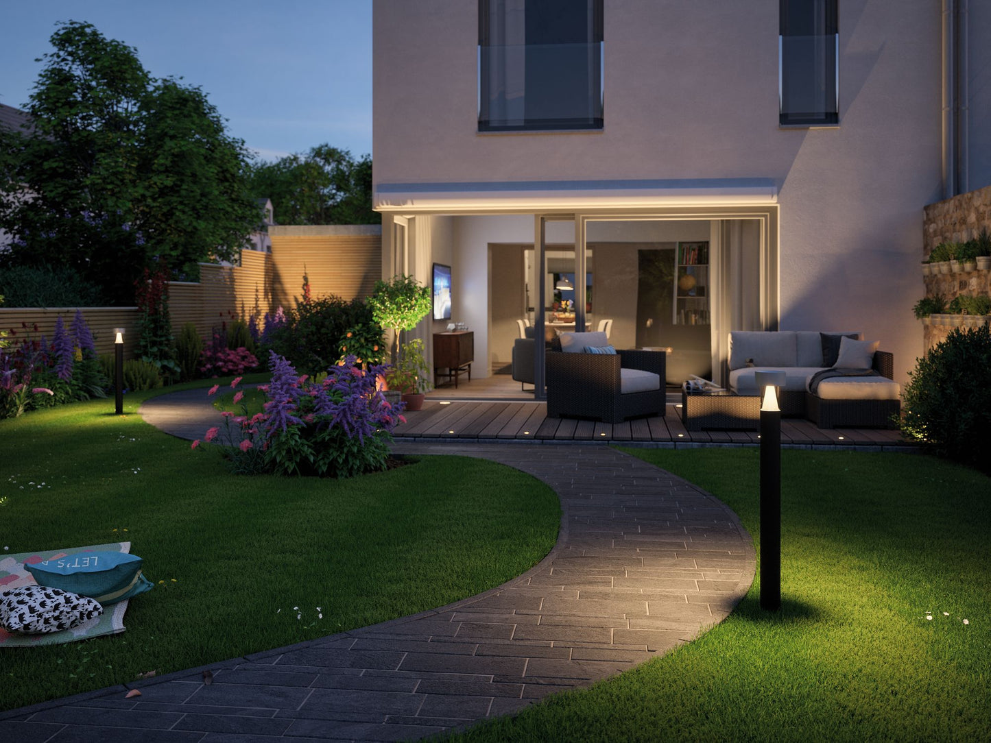 Paulmann Outdoor Plug & Shine Poller Cone IP67 776lm 3000K 8,2W 24V 360° Si Anthr Alu