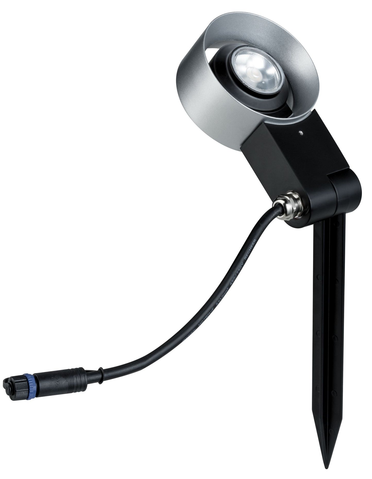 Paulmann Outdoor Plug & Shine Spotlight Cone IP67 667lm 3000K 6,8W 24V 20° Si Anthrazit Al