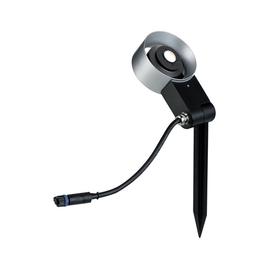 Paulmann Outdoor Plug & Shine Spotlight Cone IP67 667lm 3000K 6,8W 24V 40° Si Anthrazit Al