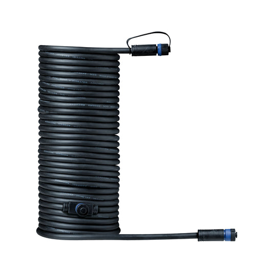 Paulmann Outdoor Plug & Shine Cable IP68 10m 1 in-2 out 2x1,5mm² Schwarz Kunststoff