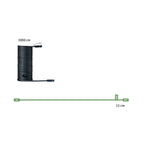 Paulmann Outdoor Plug & Shine Cable IP68 10m 1 in-2 out 2x1,5mm² Schwarz Kunststoff