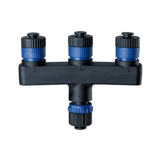Paulmann Outdoor Plug & Shine Verteiler IP68 1 in-3 out Schwarz Kunststoff