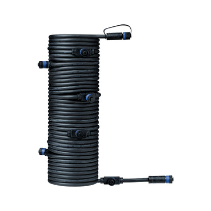 Paulmann Outdoor Plug & Shine Cable IP68 15m 1 in-7 out 2x1,5mm² Schwarz Kunststoff
