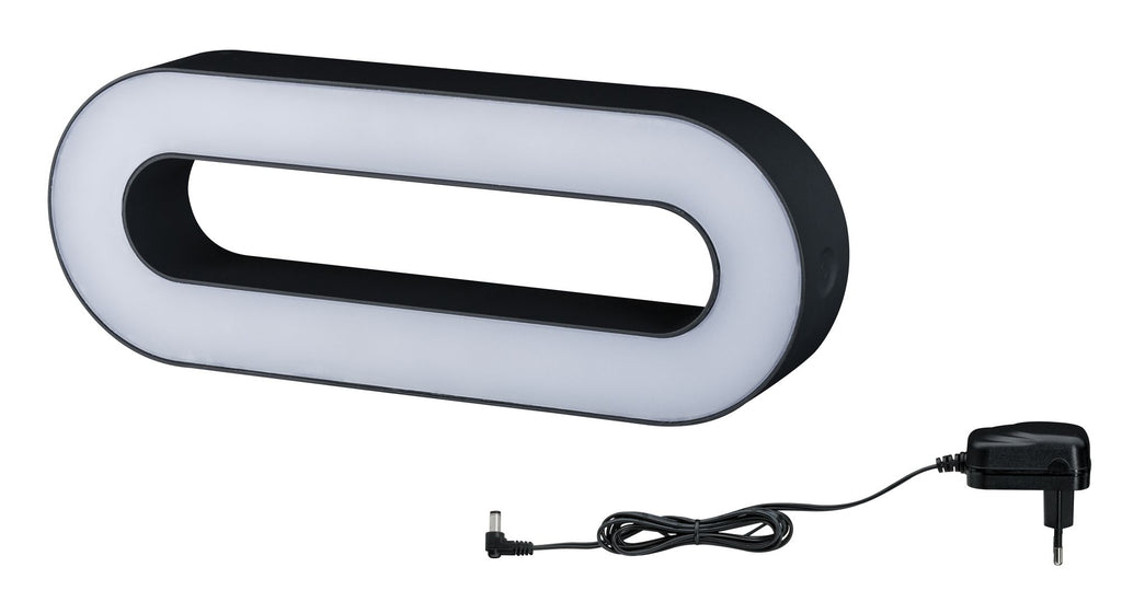 Paulmann Outdoor Mobile Moval IP44 370lm 3000K 3,5W diffus Anthrazit Kunststoff Acryl