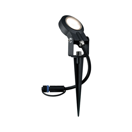 Paulmann Outd Plug & Shine Spotlight Sting IP67 520lm 3000K 6W 24V Anthrazit Alu