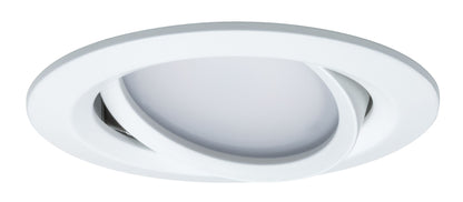 Paulmann EBL SmartCoin BLE Set WarmDim schwb LED 3x6W 2700K 230/24V 51mm Weiß matt/Alu