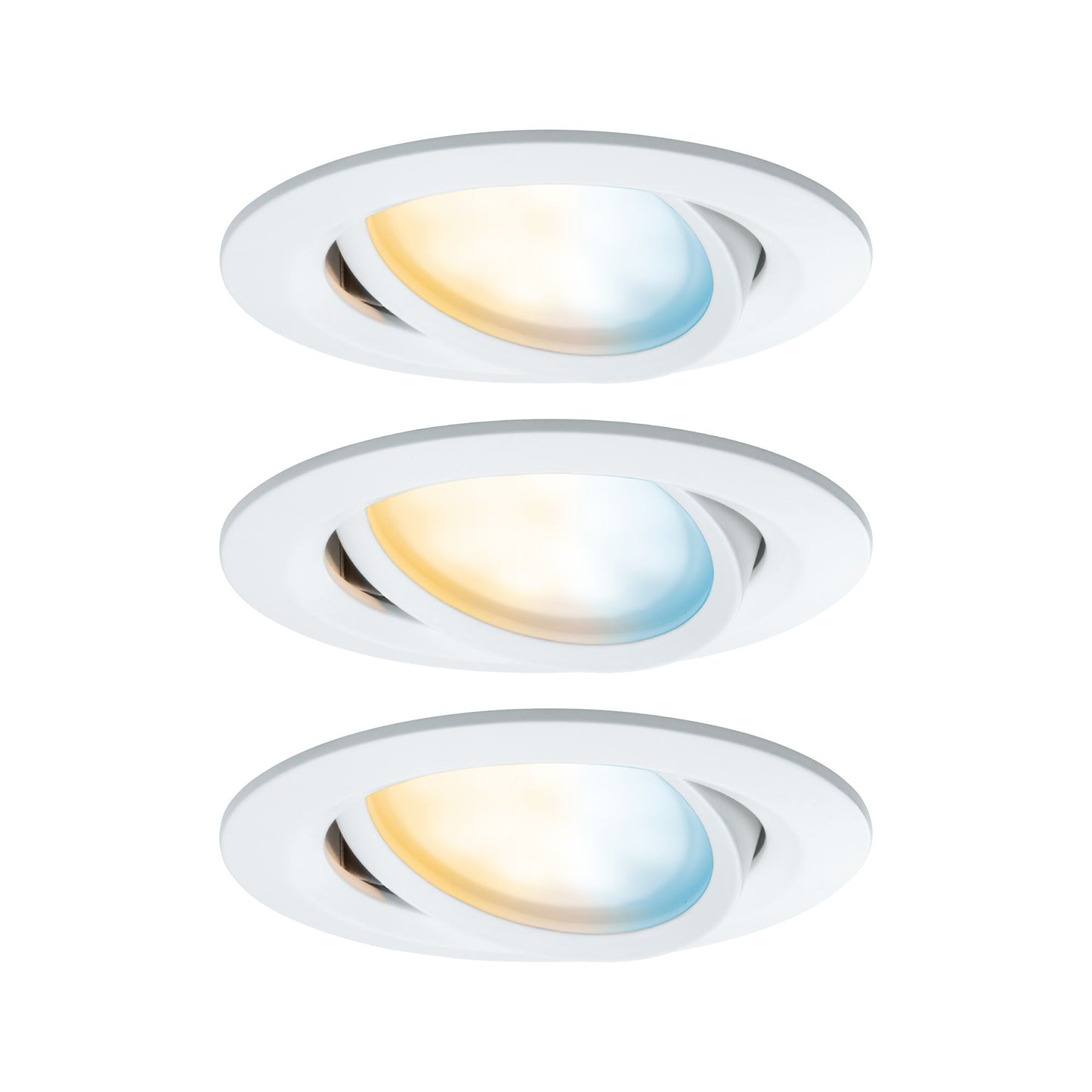 Paulmann EBL Set Nova Plus BLE TW schwb LED 3x 5,5W 2700-6500K 230/24V 51mm Weiß m/Al