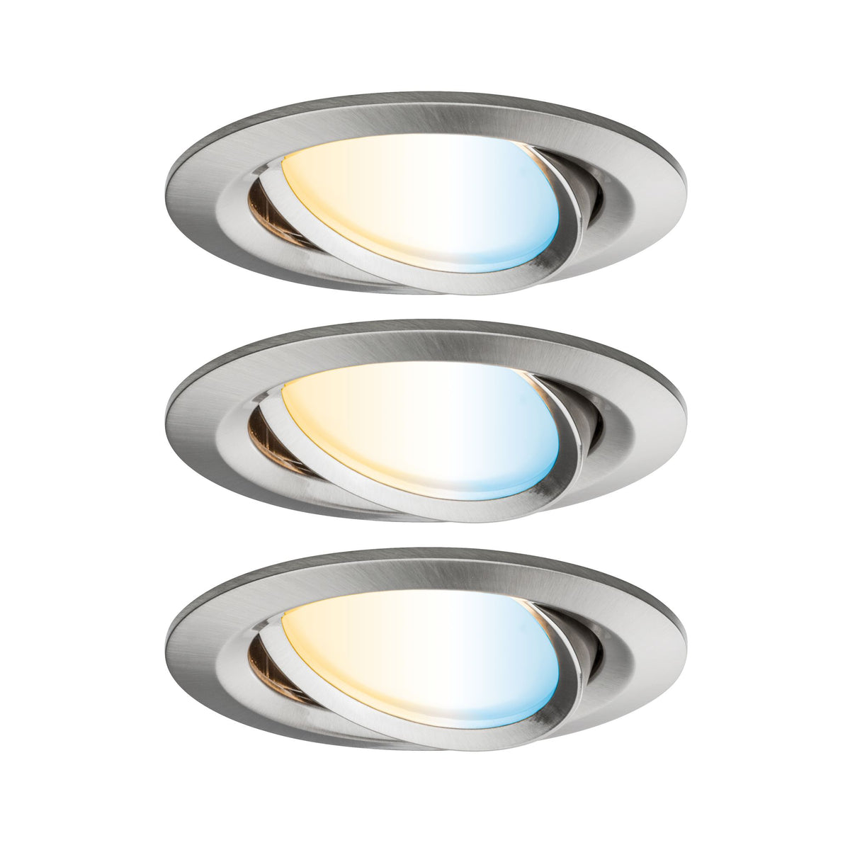 Paulmann EBL Set Nova Plus BLE TW schwb LED 3x 5,5W 2700-6500K 230/24V 51mm Eisen m/A