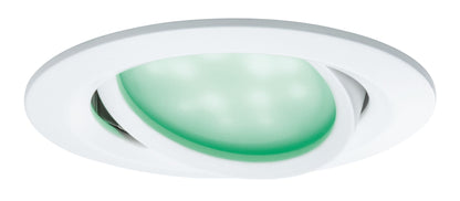 Paulmann EBL Set Nova Plus BLE RGBW schwb LED 3x 2W 230V/24V 51mm Weiß matt/Alu Zink