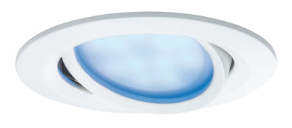 Paulmann EBL Set Nova Plus BLE RGBW schwb LED 3x 2W 230V/24V 51mm Weiß matt/Alu Zink