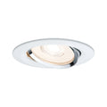 Paulmann Premium EBL Set Reflector Coin rd schwb. dimmbar LED 1x6,8W 230V Weiß Chrom/Alu