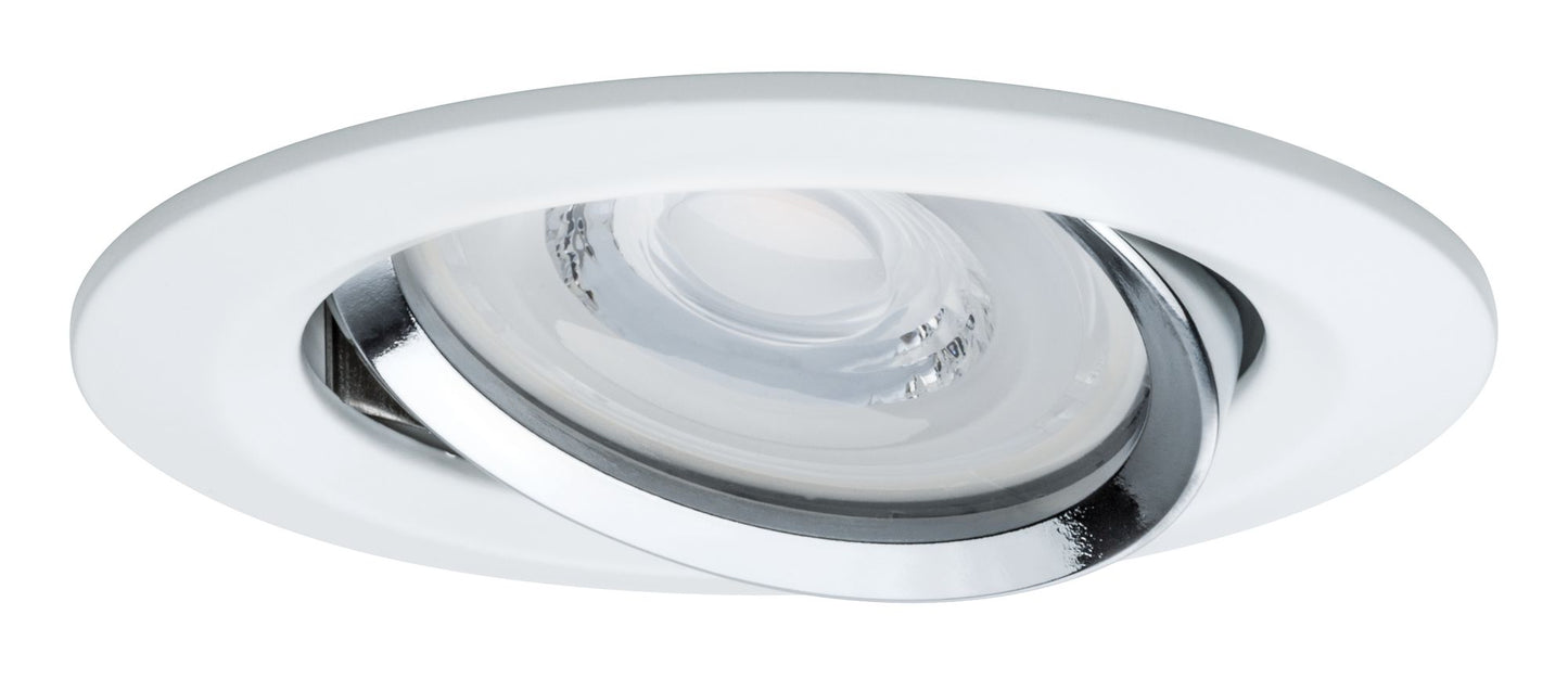 Paulmann Premium EBL Set Reflector Coin rd schwb. dimmbar LED 1x6,8W 230V Weiß Chrom/Alu