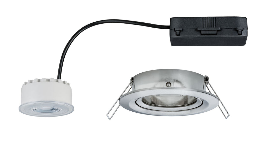 Paulmann Premium EBL Set Reflector Coin rd schwb. dimmbar LED 1x6,8W 230V Eisen geb/Alu