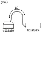 Paulmann LED Coin Nova Plus Reflector dimmbar 6,8W 463lm 2700K 230V 51mm