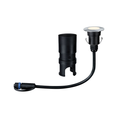 Paulmann Outdoor Plug & Shine Floor Mini IP65 3000K 2,5W 24V 55mm Silber Eds/Kst
