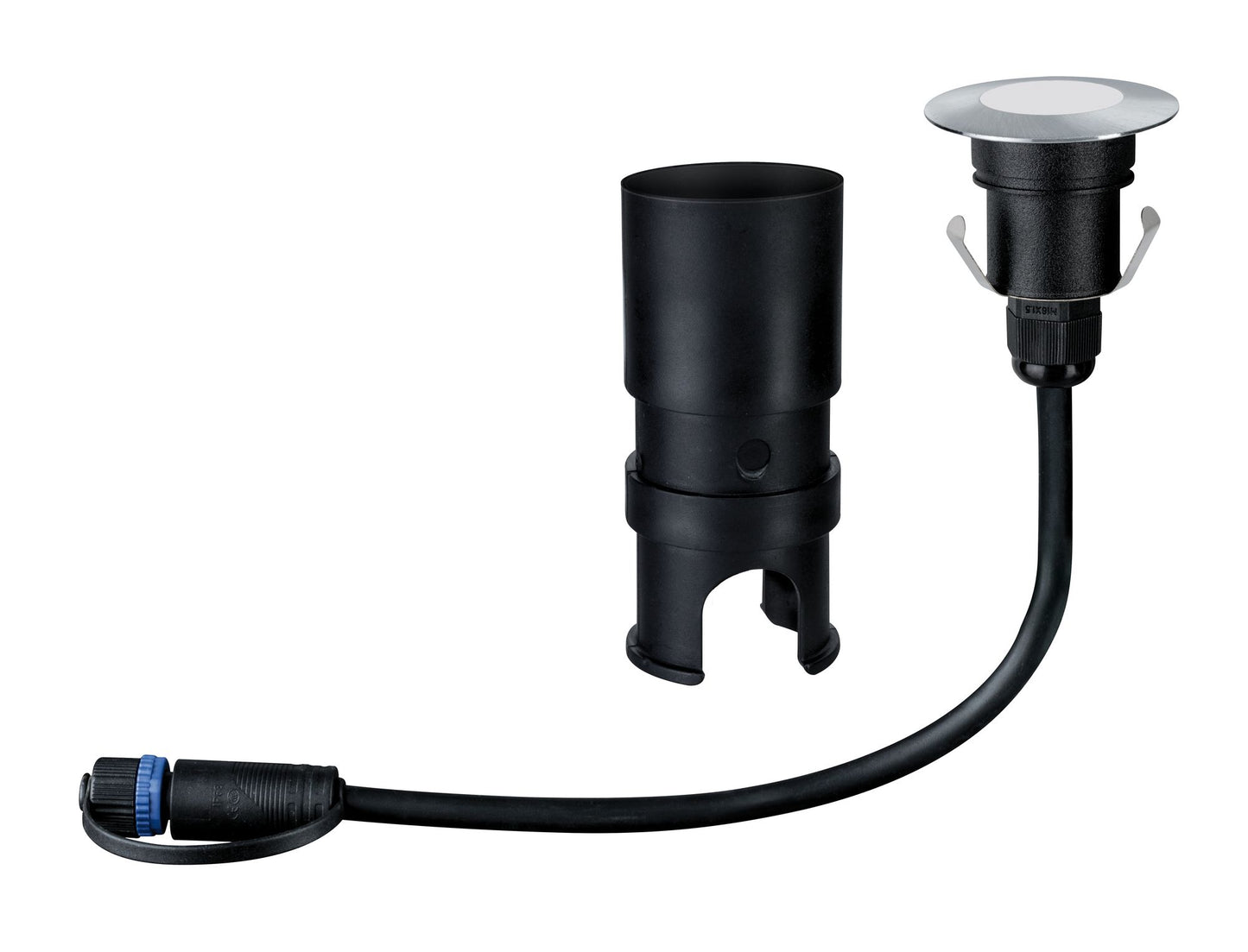 Paulmann Outdoor Plug & Shine Floor Mini IP65 3000K 2,5W 24V 55mm Silber Eds/Kst