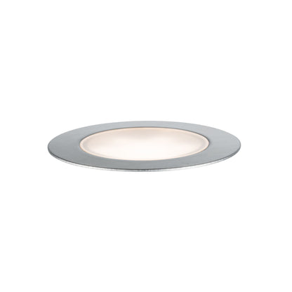 Paulmann Outdoor Plug & Shine Floor IP65 3000K 1W 24V 70mm Silber Eds/Kst