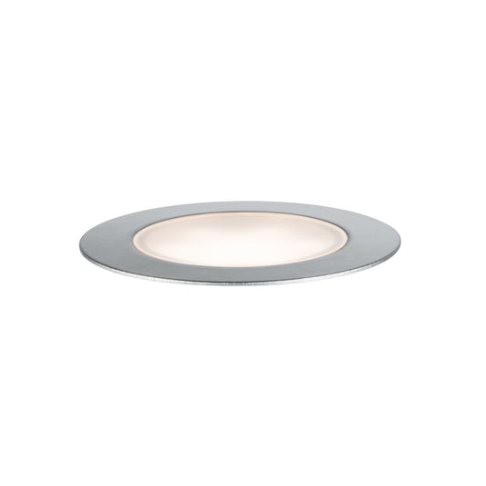Paulmann Outdoor Plug & Shine Floor IP65 3000K 1W 24V 70mm Silber Eds/Kst