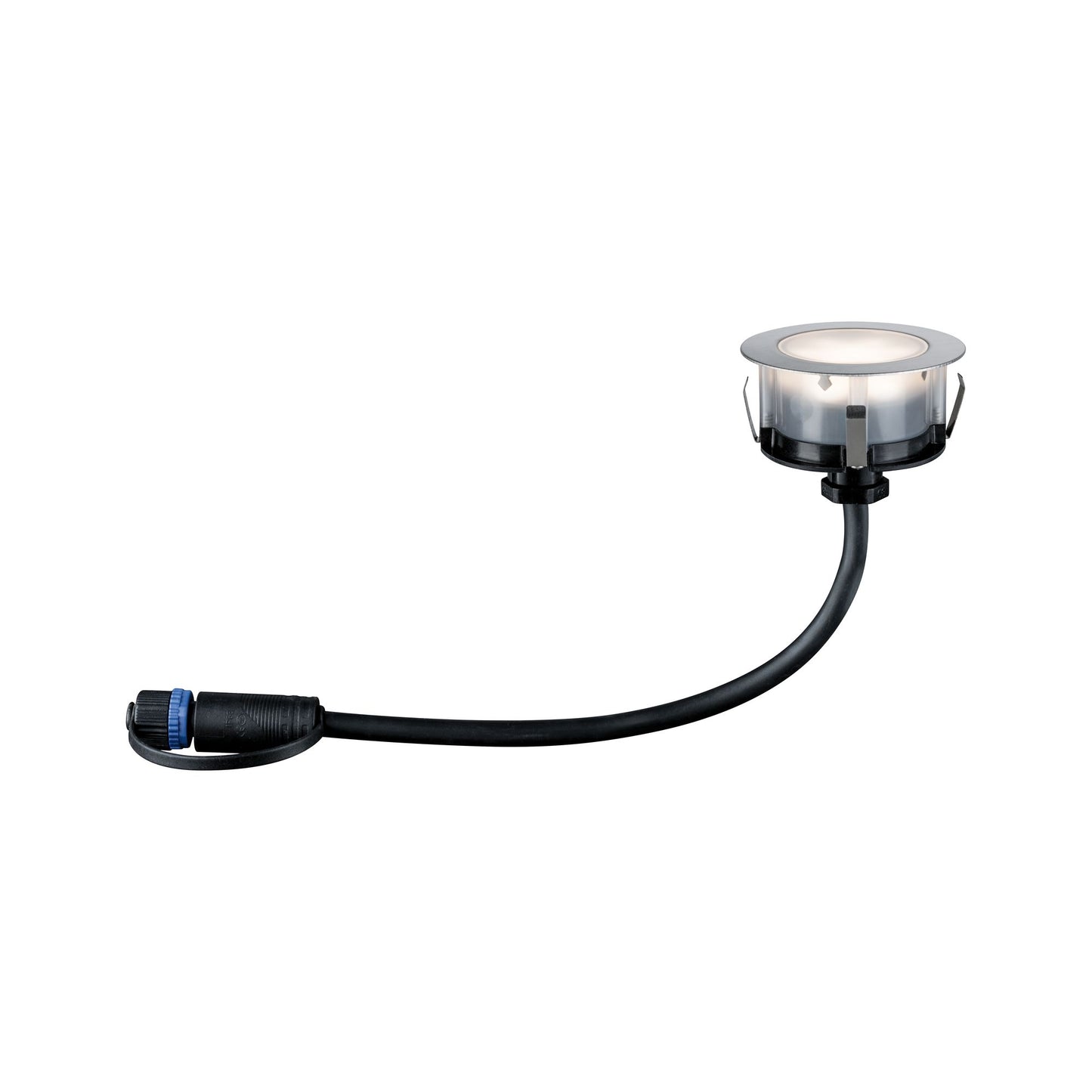 Paulmann Outdoor Plug & Shine Floor IP65 4000K 1W 24V 70mm Silber Eds/Kst