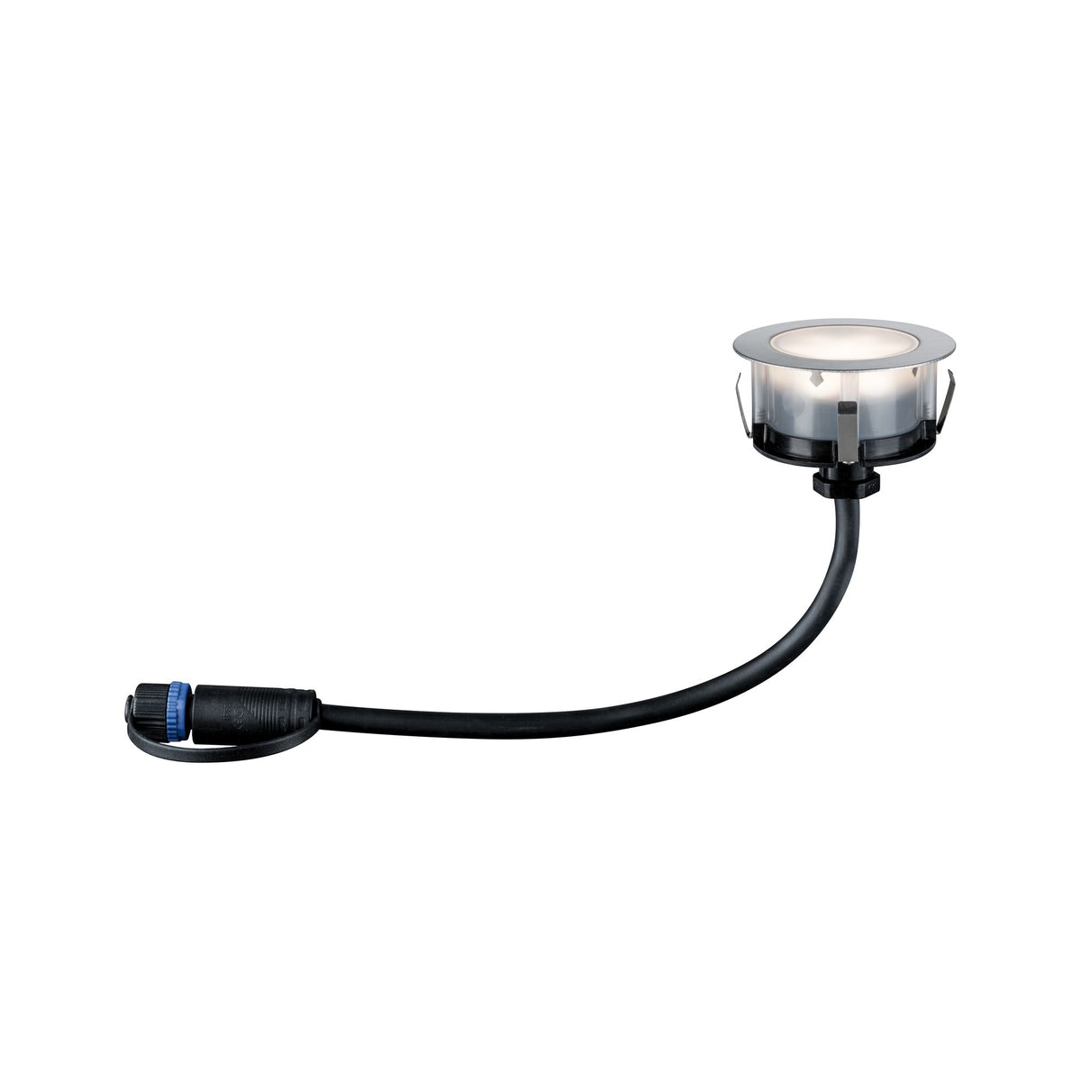 Paulmann Outdoor Plug & Shine Floor IP65 4000K 1W 24V 70mm Silber Eds/Kst