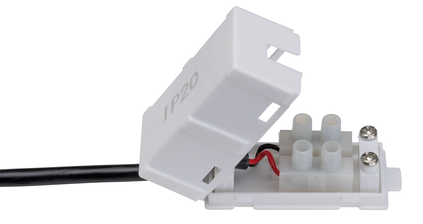 Paulmann EBL Set Coin dim sat rund starr LED 1x7W 2700K 230V 51mm Weiß m/Alu Zink