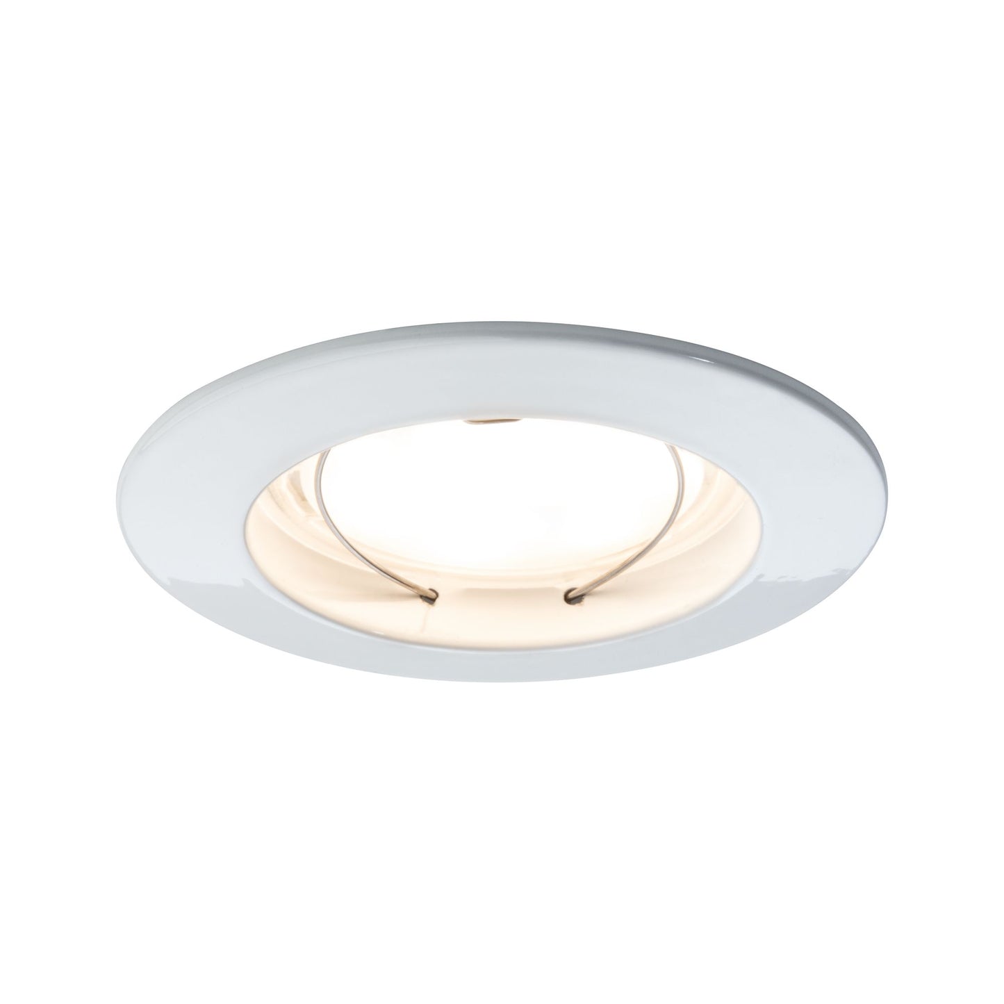 Paulmann EBL Set Coin dim sat rund starr LED 3x7W 2700K 230V 51mm Weiß m/Alu Zink