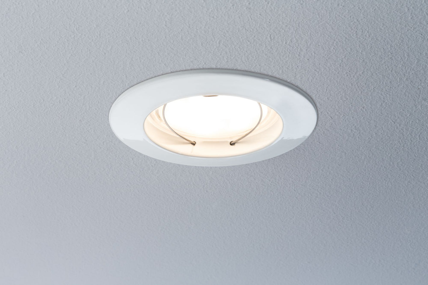 Paulmann EBL Set Coin dim sat rund starr LED 3x7W 2700K 230V 51mm Weiß m/Alu Zink