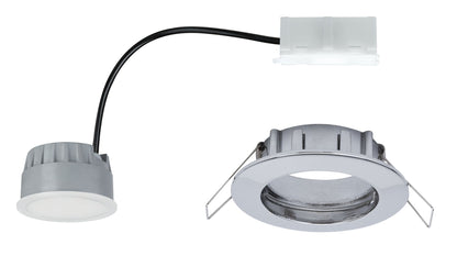 Paulmann EBL Set Coin dim sat rund starr LED 1x7W 2700K 230V 51mm Chrom/Alu Zink