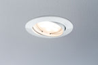 Paulmann EBL Set Coin dim sat rund schwb LED 3x7W 2700K 230V 51mm Weiß m/Alu Zink
