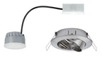 Paulmann EBL Set Coin dim sat rund schwb LED 1x7W 2700K 230V 51mm Eisen geb/Alu Zink