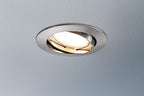 Paulmann EBL Set Coin dim sat rund schwb LED 3x7W 2700K 230V 51mm Eisen geb/Alu Zink