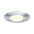 Paulmann EBL Set Coin dim sat rund starr LED 1x7W 2700K 230V 51mm Alu ged/Alu Zink