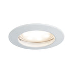 Paulmann EBL Set Coin sat rund starr LED 1x6,8W 2700K 230V 51mm Weiß m/Alu Zink