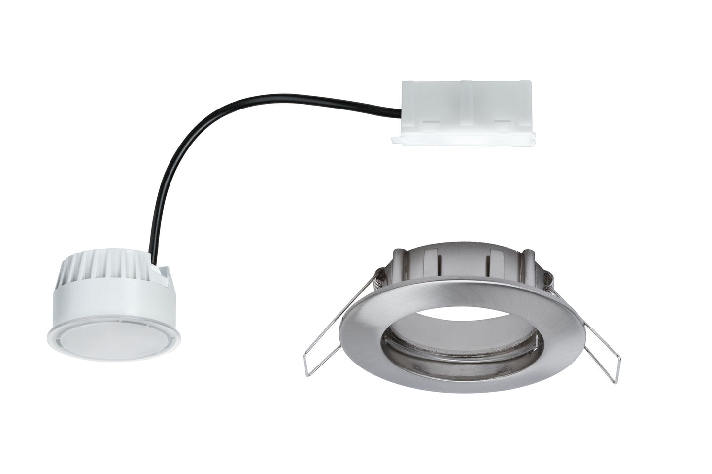 Paulmann EBL Set Coin sat rund starr LED 1x6,8W 2700K 230V 51mm Eisen geb/Alu Zink