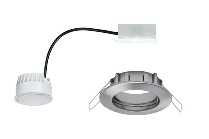 Paulmann EBL Set Coin sat rund starr LED 1x6,8W 2700K 230V 51mm Eisen geb/Alu Zink