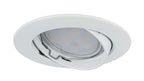 Paulmann EBL Set Coin sat rund schwb LED 1x6,8W 2700K 230V 51mm Weiß m/Alu Zink