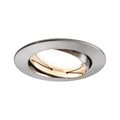 Paulmann EBL Set Coin sat rund schwb LED 3x6,8W 2700K 230V 51mm Eisen geb/Alu Zink
