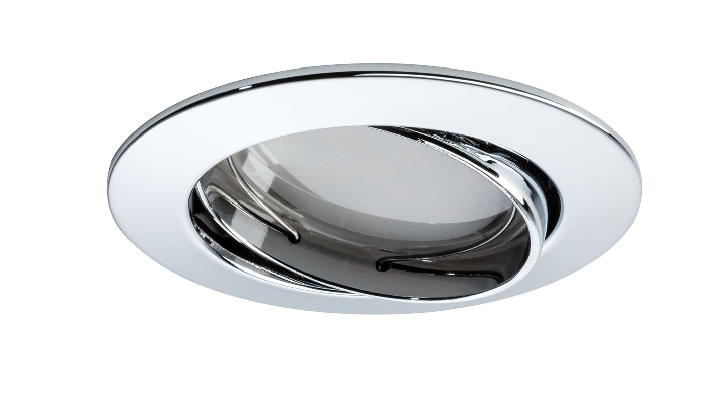 Paulmann EBL Set Coin sat rund schwb LED 3x6,8W 2700K 230V 51mm Chrom/Alu Zink
