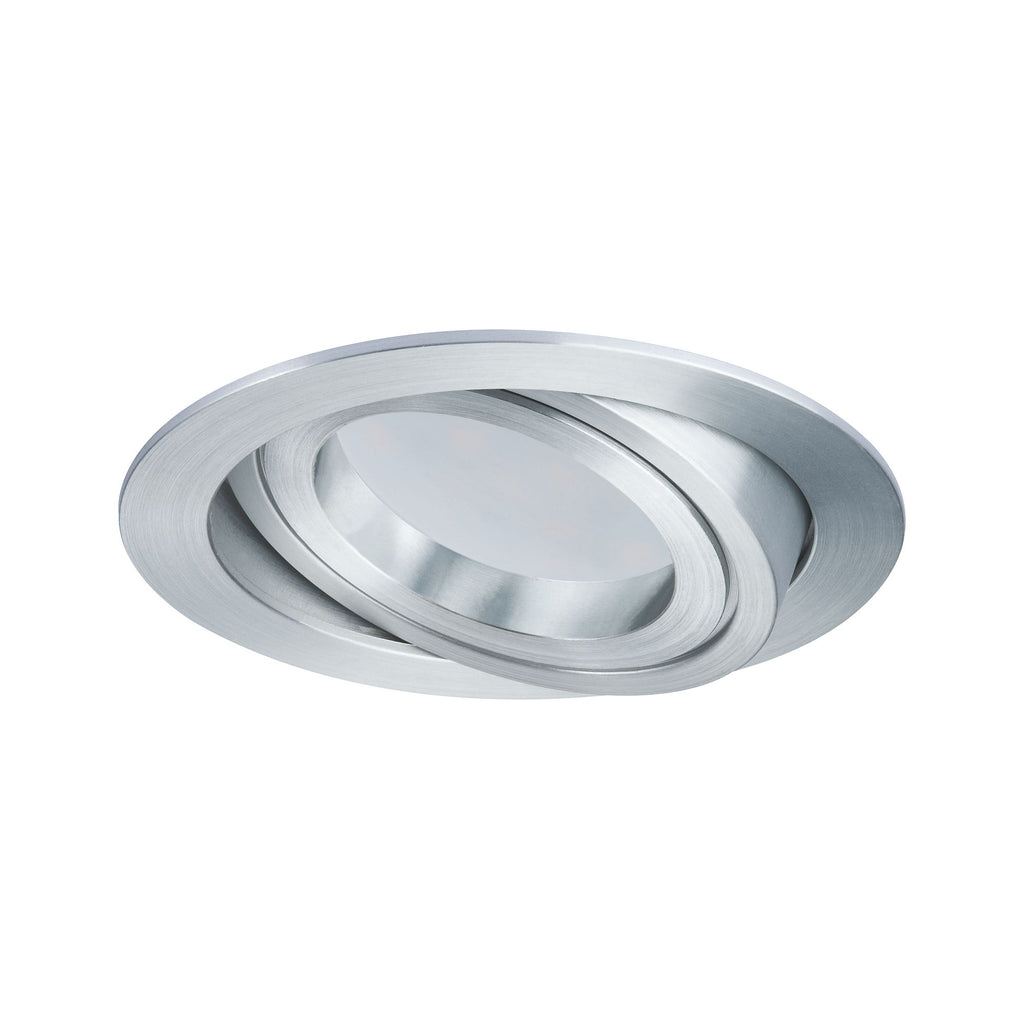Paulmann EBL Set Coin sat rund schwb LED 3x6,8W 2700K 230V 51mm Alu ged/Alu Zink