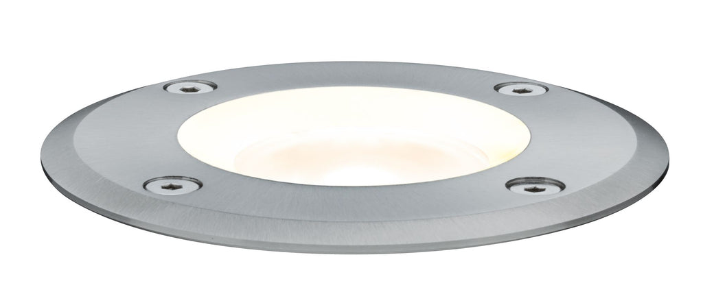 Paulmann Special EBL Set Boden IP67 rund GU10 3,5W 230V 140x140mm Edelstahl/Metall