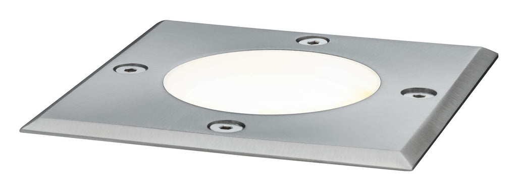 Paulmann Special EBL Set Boden IP67 eckig GU10 3,5W 230V 108x108mm Edelstahl/Metall