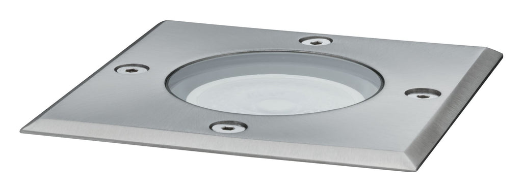 Paulmann Special EBL Set Boden IP67 eckig GU10 3,5W 230V 108x108mm Edelstahl/Metall
